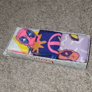 New Marvel Deadpool Crew Socks Bioworld - 3 Pack